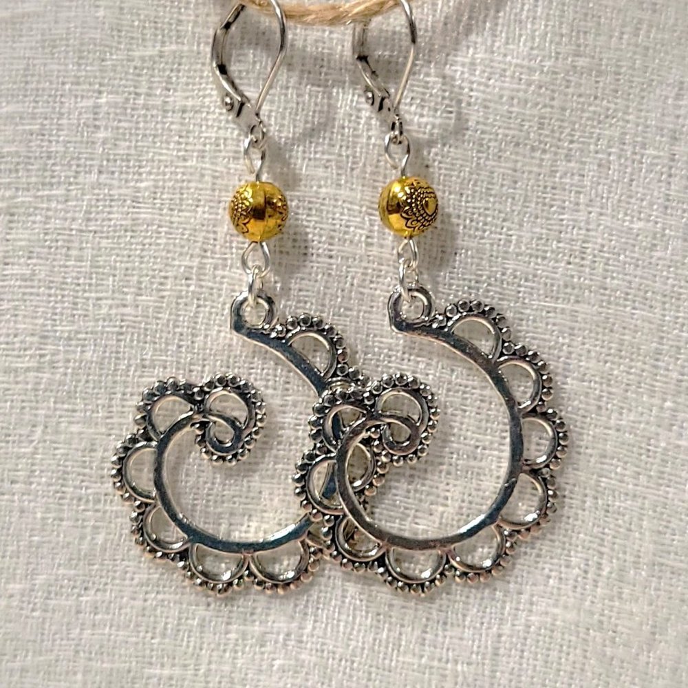 Scallop Swirl Earrings